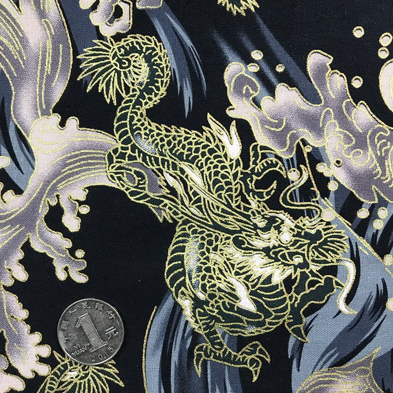 Japanese Dragon Fabric
