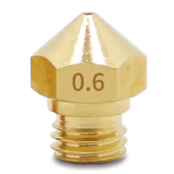

MK10 Printers Parts Accurate Brass Office Home Durable Extruder Nozzle Heat Conducting Thread DIY Small