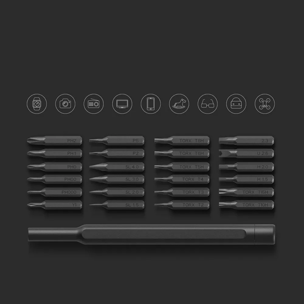  Original Xiaomi Mijia Wiha Screw Driver 24 in 1 Precision Kit 60HRC Magnetic Bits Xiaomi Home Kit R