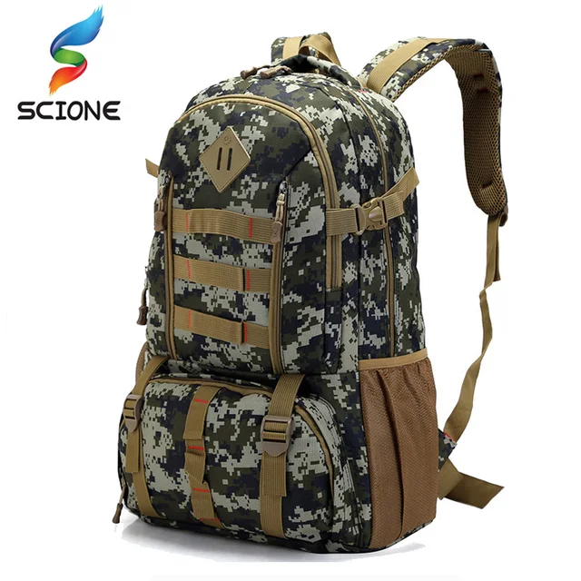 US $16.99 Hot Top Quality Large 50L Waterproof Molle Military Tactical Backpack Hunting Hiking Camping Rucksa