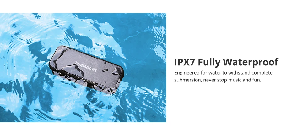 2019 New Tronsmart T2 Plus Bluetooth 5.0 Speaker 20W Portable Speaker 24H Column IPX7 Soundbar with TWS,Voice Assistant,Micro SD3