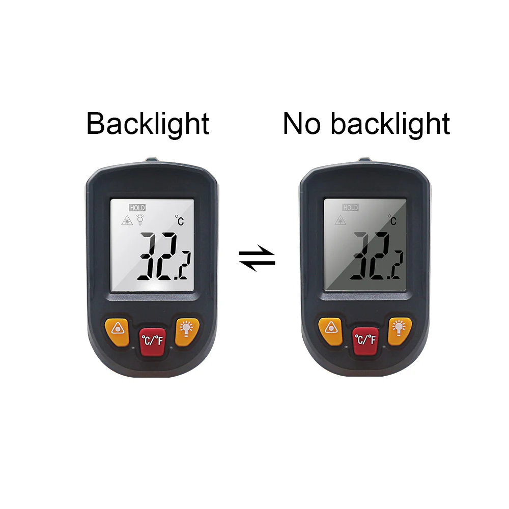 KETOTEK Laser Thermometer Gun Infrared Thermometer Digital Non Contact Food