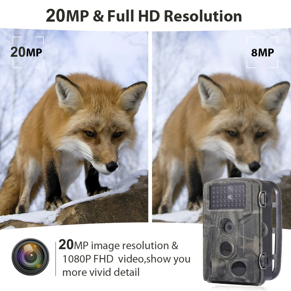 Suntekcam Hunting Trail Camera Night Vision Waterproof Cameras Photo Trap Wildlife Surveillance 20MP 24MP HC802A