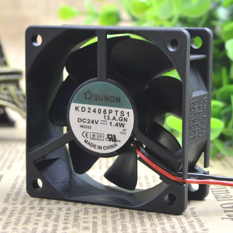 Оригинальный Встроенный стандартный для SUNON KD2406PTS1 6025 24 В 1 4 Вт 6 см инверторный