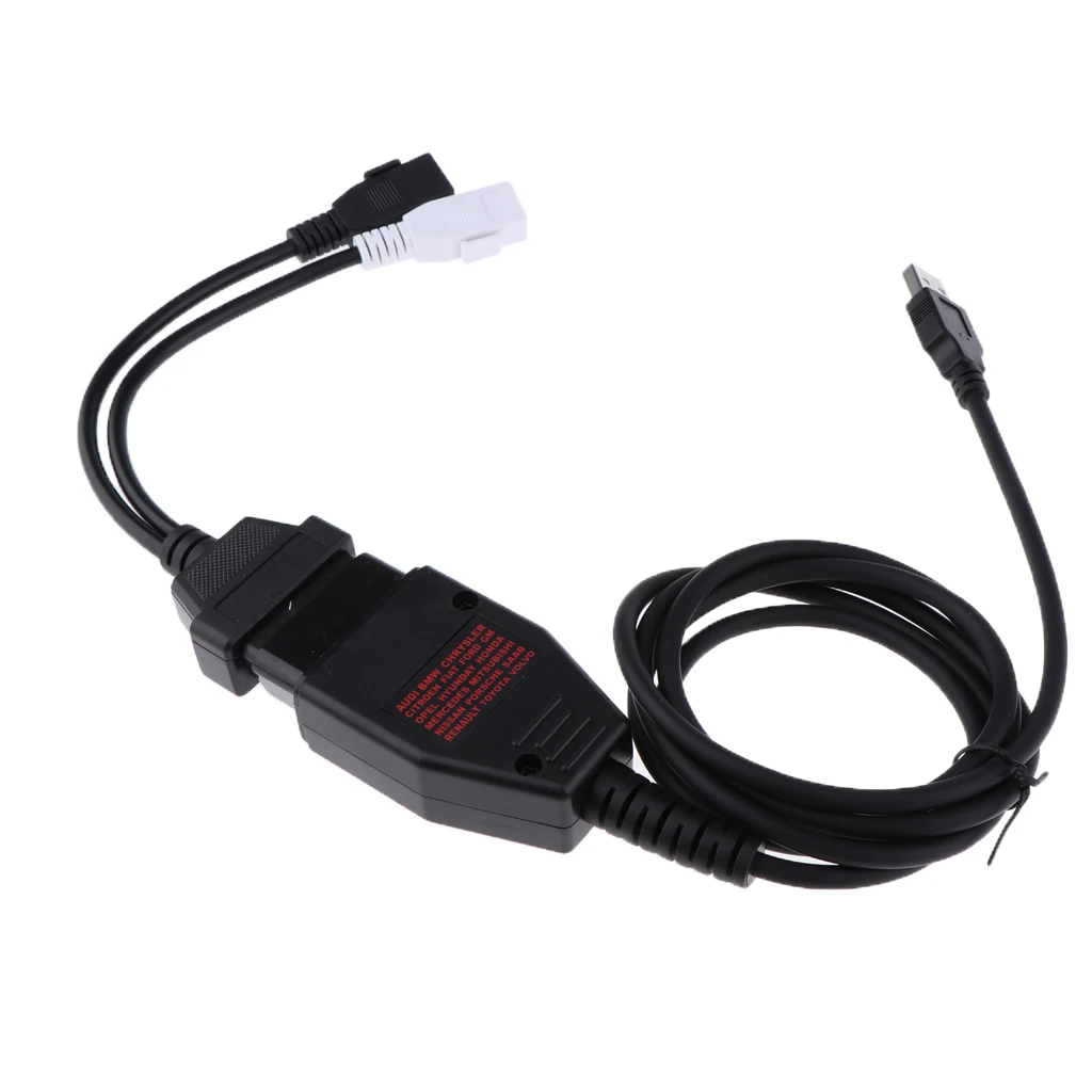 Диагностический кабель EOBD2 OBDII OBD2 Galletto 1260 диагностический ECU инструмент для