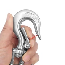 Нейлоновый стяжной ремень красный+ поворотные Пружинные оснастки крючки якорь для лодки Такелажный зажим