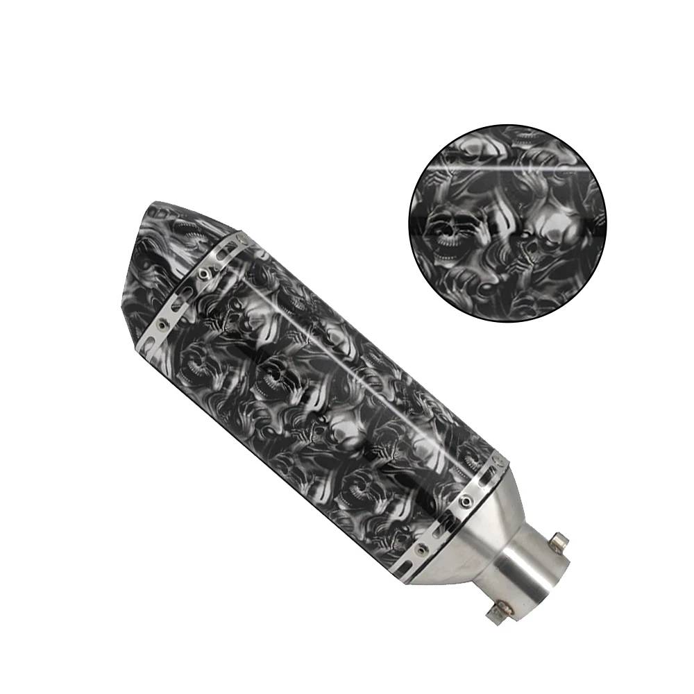 Q 05 ZSDTRP 36-51 мм Универсальный мотоцикл Akrapovic глушитель Escape slip on Pipe Fit мотоцикл Скутер ATV Dirt Bike Мопед - Цвет: Q 05