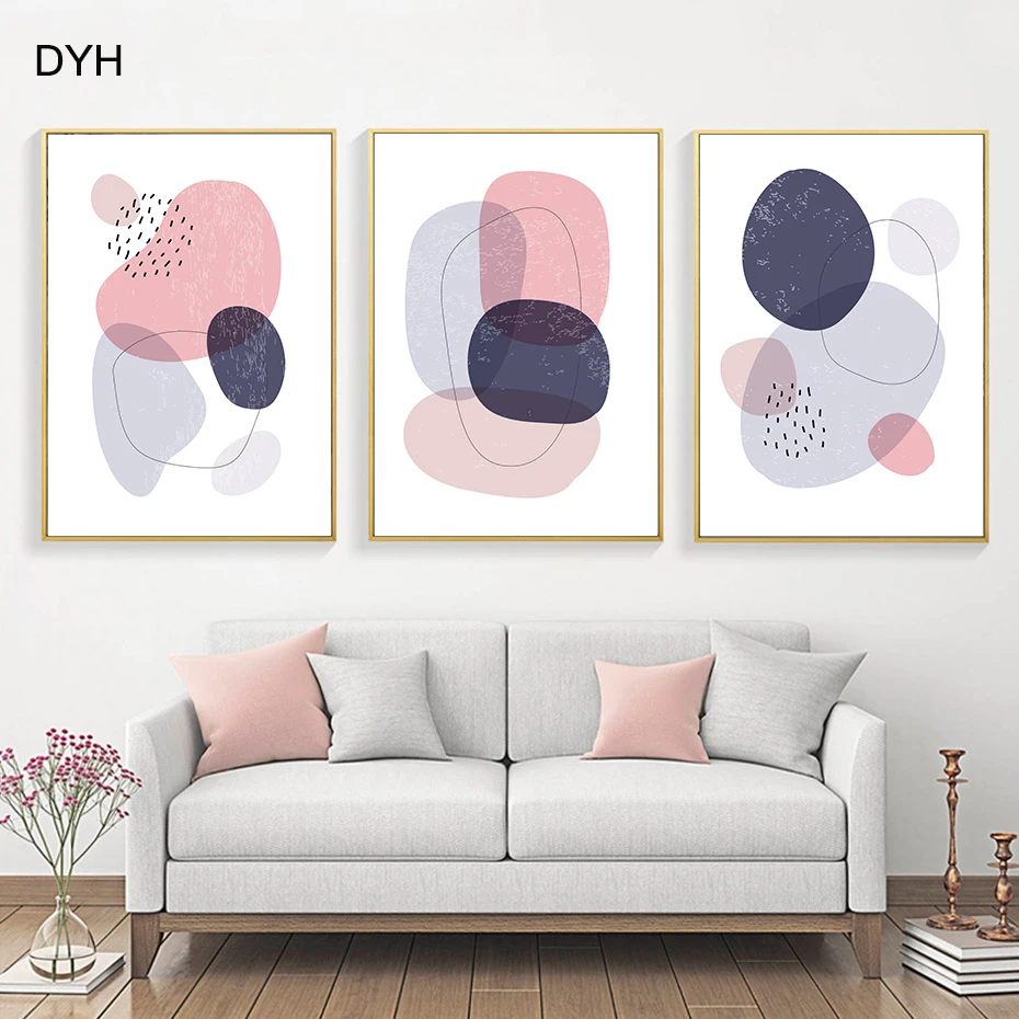 abstract art organic shapes