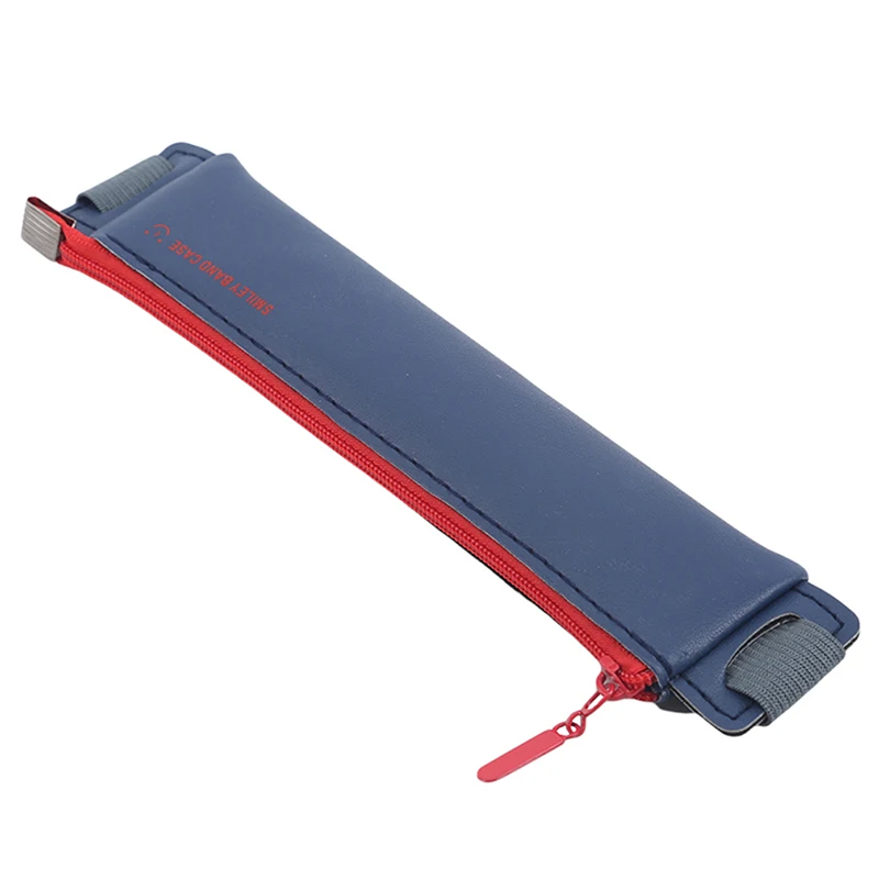 Luxury Pu Leather Elastic Buckle Book Notebook Fashion Pen Bag School Pen Case Office Meeting Easy Carry Pen Pouch