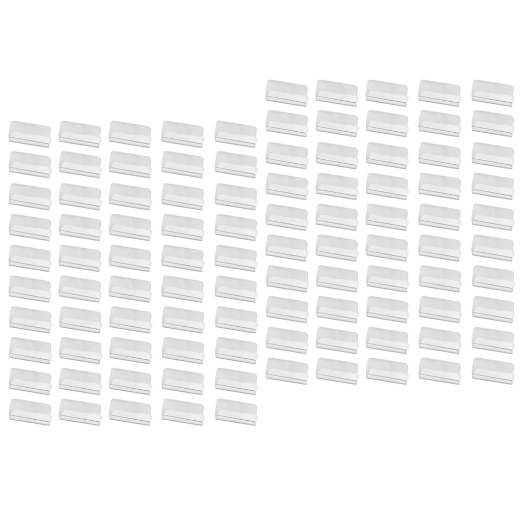 100 Pcs Earring Card Adapter, Self-Adhesive Earrings Display Card Holder for Jewelry Accessory Display 1x1.2 inch