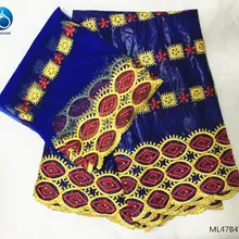 LIULANZHI Базен кружевной ткани Лидер продаж Нигерия Базен riche хлопок ткань с камнями embridery riche getzner 5+ 2 ярдов ML47B47