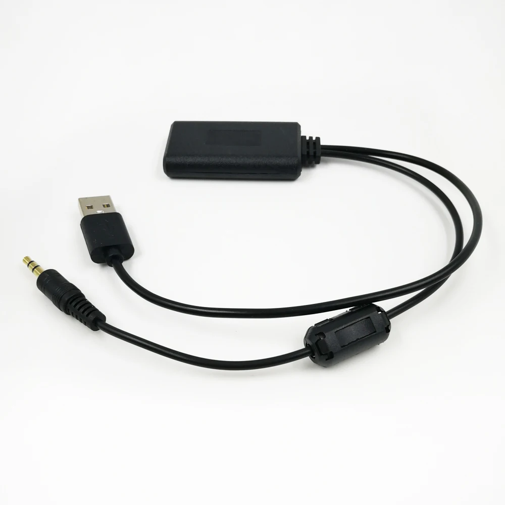 Универсальный автомобильный медиа аудио прибор Biurlink AUX USB Bluetooth адаптер кабель 12