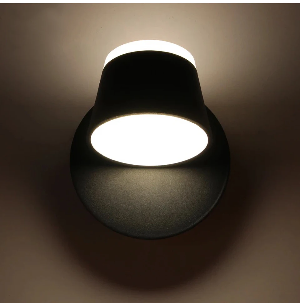 Lâmpada de Parede para o Quarto Cabeceira do Banheiro Fixado na Parede Arandela Branco Luminária Moderna Iluminação Hotel 8 w 16 360 Rotação Led 13 Luminárias de parede