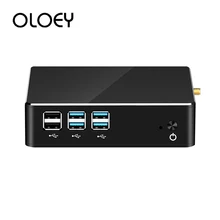 Mini PC Intel Core i7 7500U I5 7200U i3 7100U 2955U 4K HTPC Computer Linux Windows 10 MiniPC Gamer Desktop DDR3L Micro Nuc HTPC