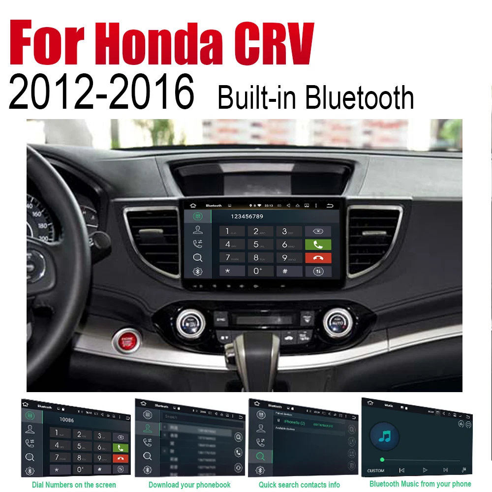 Автомагнитола ZaiXi 2 Din Android для Honda CRV 2012 ~ 2016 GPS навигация BT Wi Fi карта мультимедийная