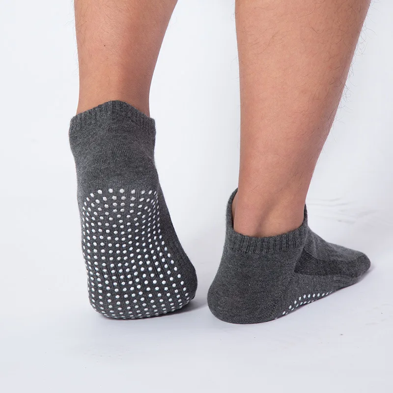 

Носки мужские хлопковые для йоги, дышащие массажные, Нескользящие, без запаха, для спорта, фитнеса, бега, 4 пары в упаковке