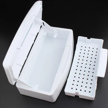 

Sterilizer Box For Nail Art Professional Nail Sterilizer Box for Nail Art Tools Plastic Beauty Implement Sterilizing Tray