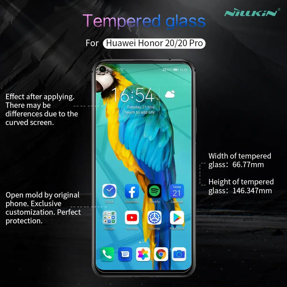 Для Huawei Y6 Pro Honor 10i 20i 10 20 lite 20 Pro Nova 5t V20 Nova 4 P Smart закаленное стекло Nillkin H Экран протектор