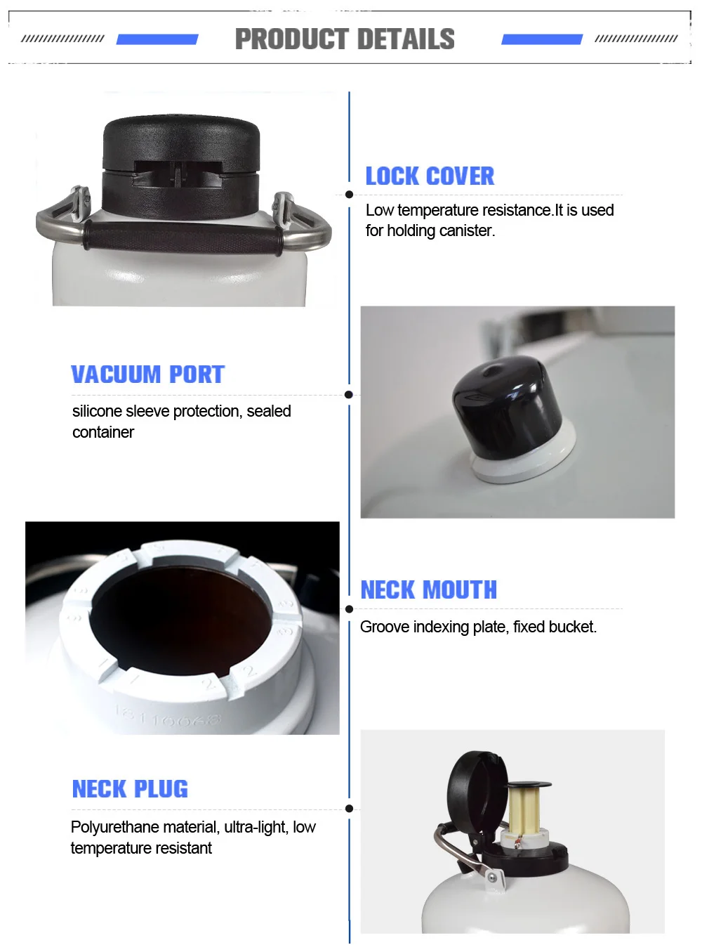 yds30125 container liquid nitrogen gas container 30liter semen tank price