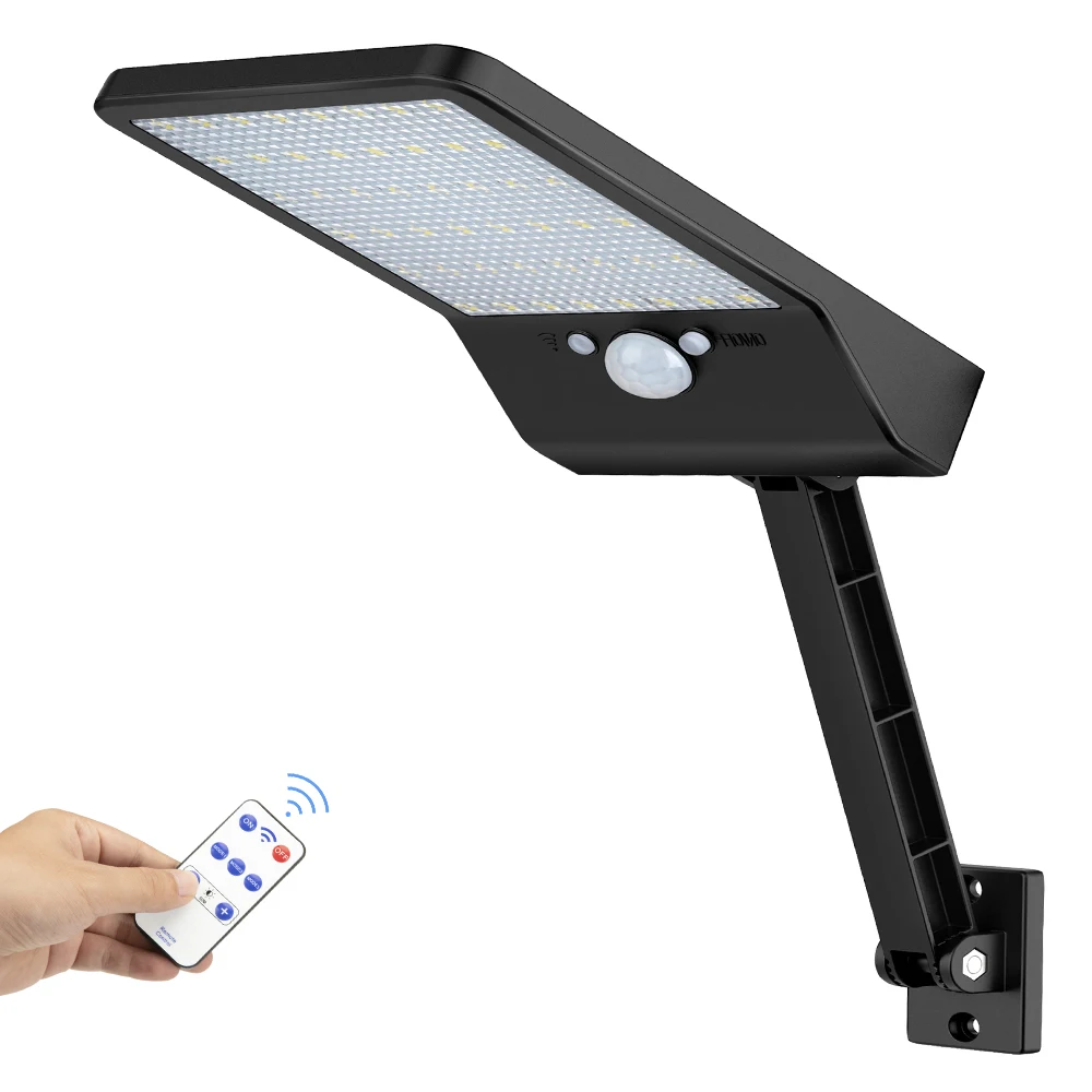 Actualizado 48 Led Solar Calle Pared Luz Jardin Pared Inundacion