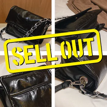 

[BXX] PU Leather Shoulder Bags For Women 2020 All-match Flap Chain Crossbody Messenger Bag Female Travel Winter Handbags HJ516