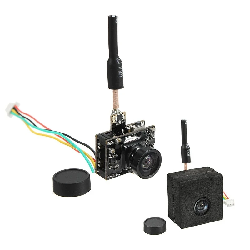 TX05 0 01/5/25/50/100 мВт переключаемая с OSD AIO 250G 72CH VTX 600TVL NTSC Мини FPV камера | Игрушки и хобби