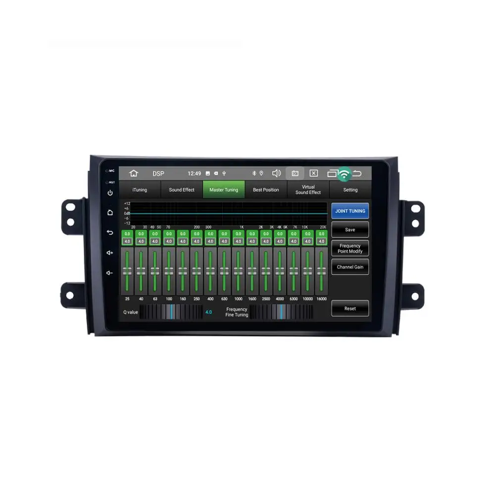 Cheap 9" android 9.0 RAM 2G car gps dvd player for SUZUKI SX4 2006 2012 car radio multimedia player navigation stereo head unit dsp 5