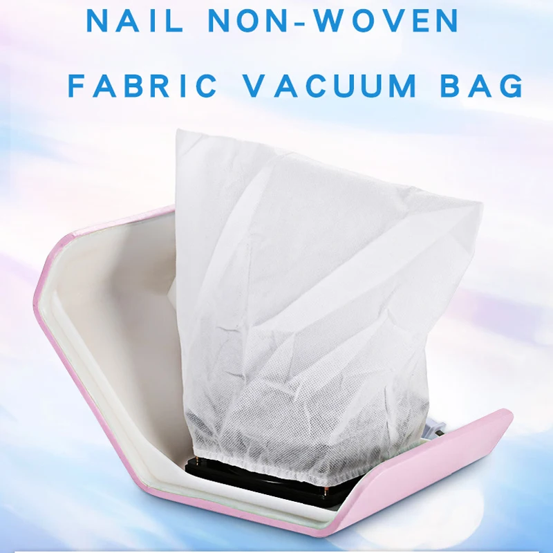 

5/10 Pcs White Nail Dust Collector Bag Vacuum Cleaner Nail Dust Suction Collection Non-Woven Replacement Bags For Nail Equiment