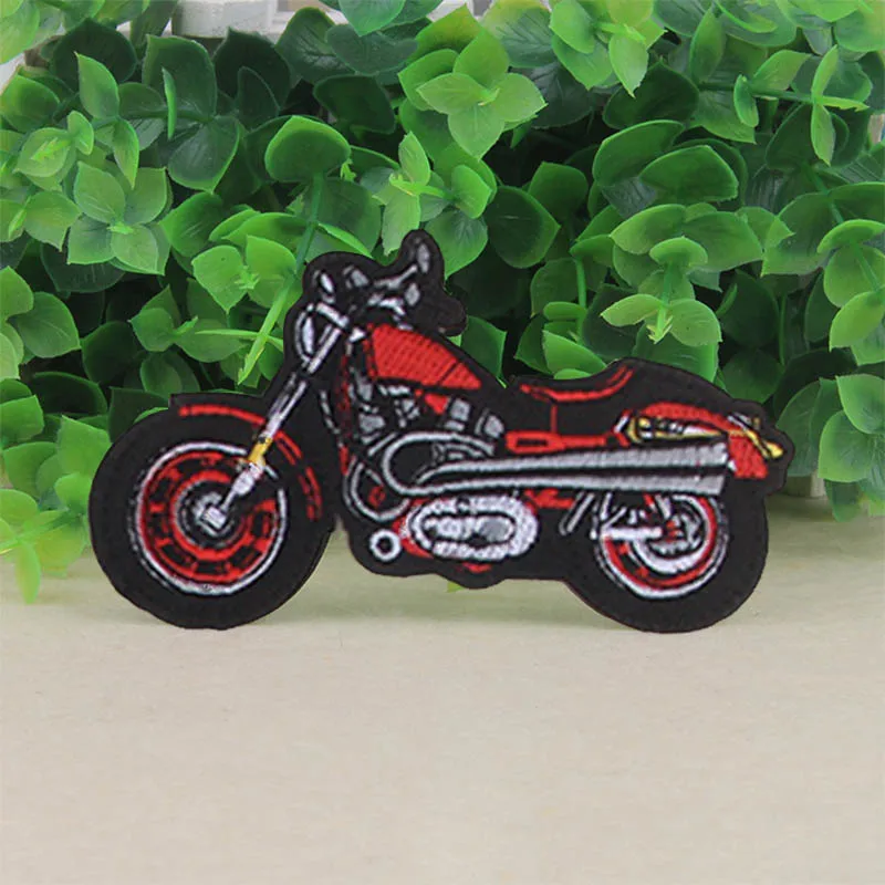 

2Pcs Motorcycle Patch for Clothes Motor Rider Ironing on Patches Stickers DIY Heat Transfer Accessory Washable Appliques