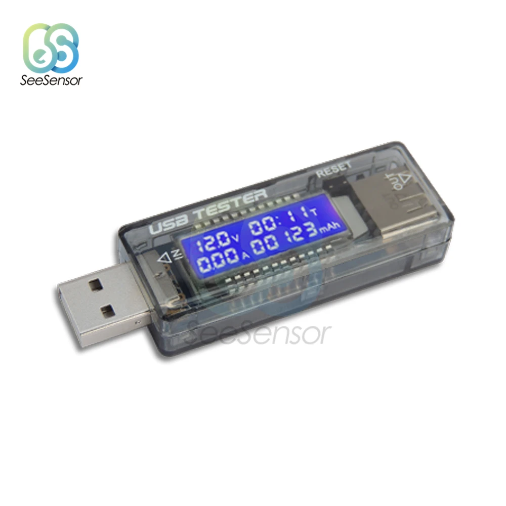 USB Ladegerät Doctor Capacity Current Voltage Amp Detector Batterie Tester Meter 