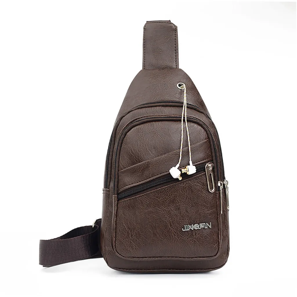 CONEED Fashion Waist Packs Men Sports Outdoor Shoulder Bag Zipper Messenger Bag Pouch For Men Run Chest Bag Waist Bag