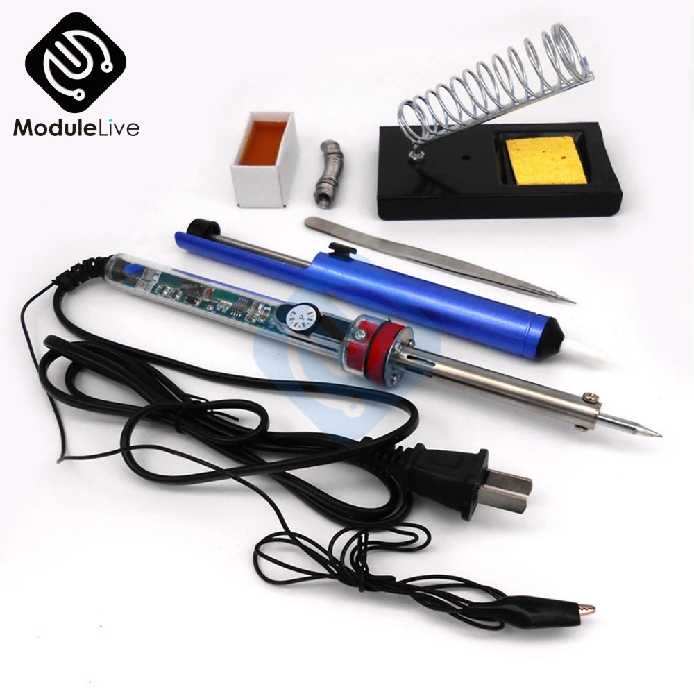 

220V 60W Adjustable Electric Temperature Gun 905 Welding Soldering Iron Tool kit