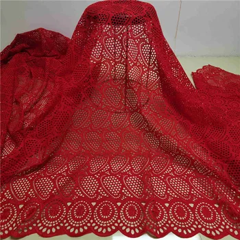 

African Cotton Lace Fabric Design Swiss Voile Lace In Switzerland High Quality Nigerian Lace For Man Women Wedding Party H18-5