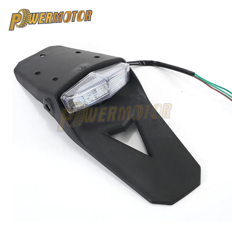 

LED Taillight Universal For Motorcycle Enduro Trial Dirt Bike LED Stop Light Rear Fender Tail Light Lamp For Yamaha Suzuki KTM
