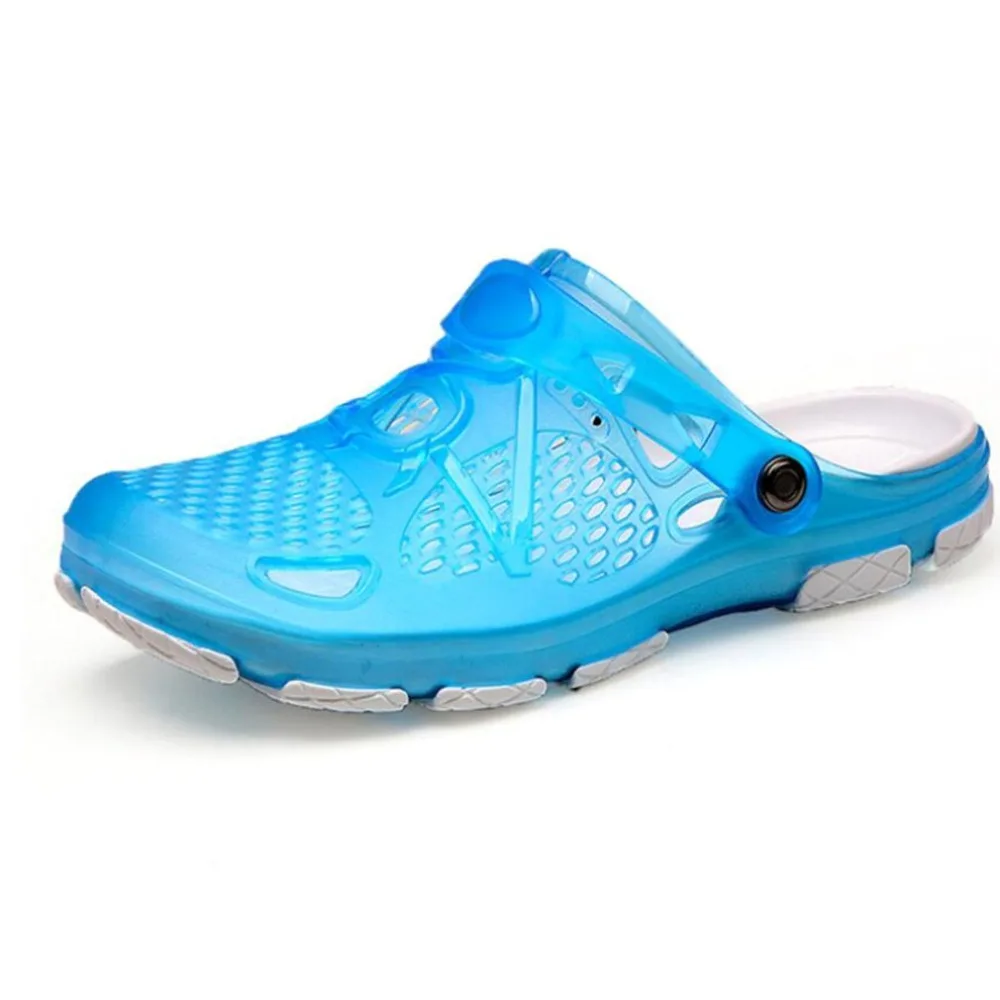 Summer Flat Beach Sandals Hole Sandals Extra Large Couple Shoes Fat Feet Wide Feet Fat With Sandals And Slippers