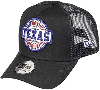 

New Era Texas Frame Adjustable Trucker Cap USA Patch baseball caps, caps for men, caps for women, summer, hat, trucker, hat,