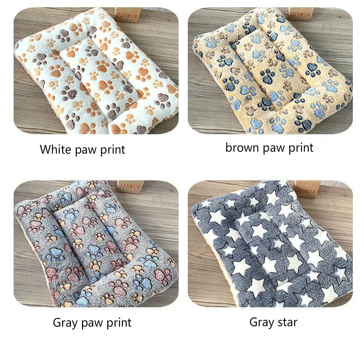 Pet Dog Mats Dog Beds,Thick Blankets for Pets In Winter,cartoon Kennels for Pets,Warm Sleeping Mats for Dogs with Cotton Quilts