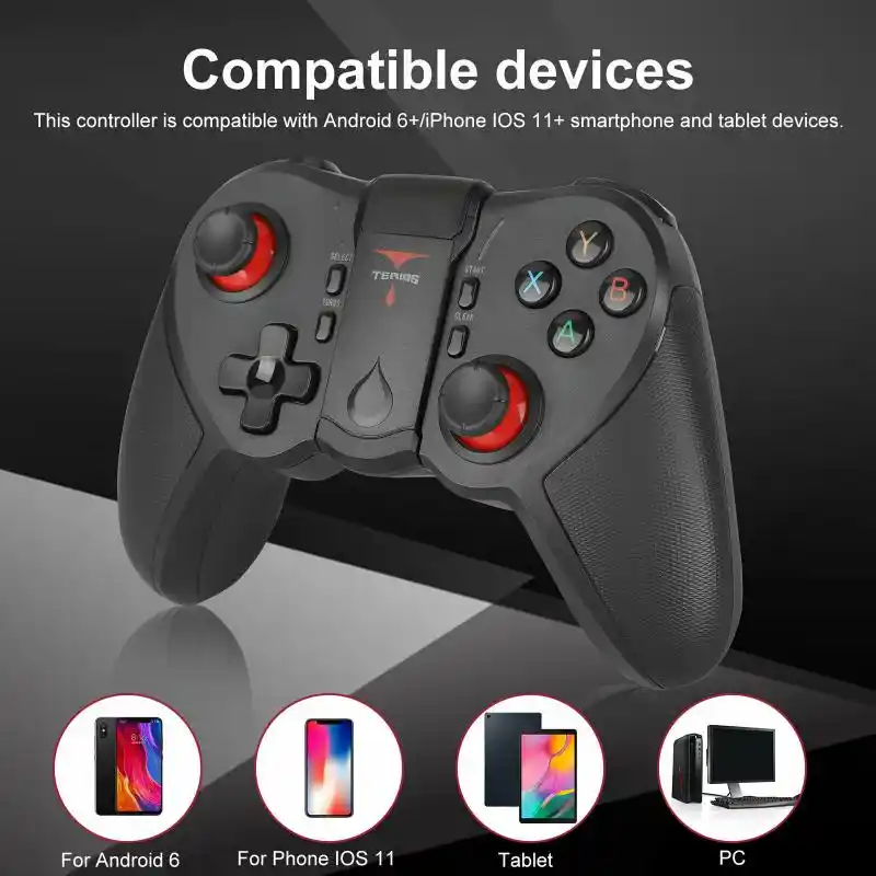 T12 Wireless Bluetooth Gamepad Game Controller Joystick For Android Ios Phone Tablet Wireless Gamepad Mobile Phone Dropshipping Gamepads Aliexpress