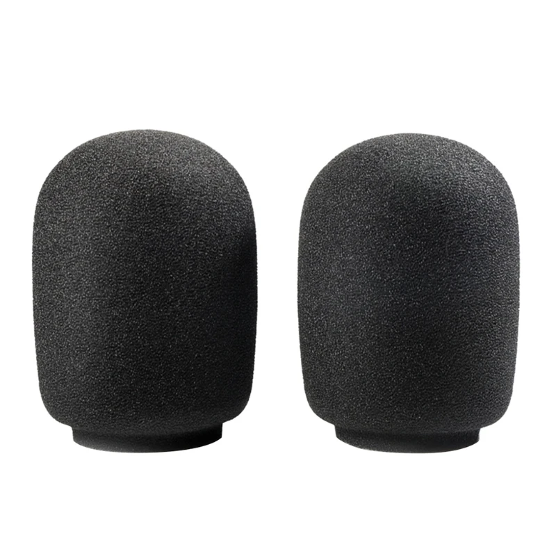 2Pcs Filter Windscreen Microphone Sponge Foam Cover For -SHURE PGA27 PGA 27 SM7B SM 7B Mic Replacement Black | Электроника