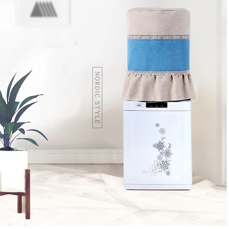 New Fabric Household Drinking Fountain Cover Dust Cover Simple Modern Drinking Fountain Cloth Vertical Bucket