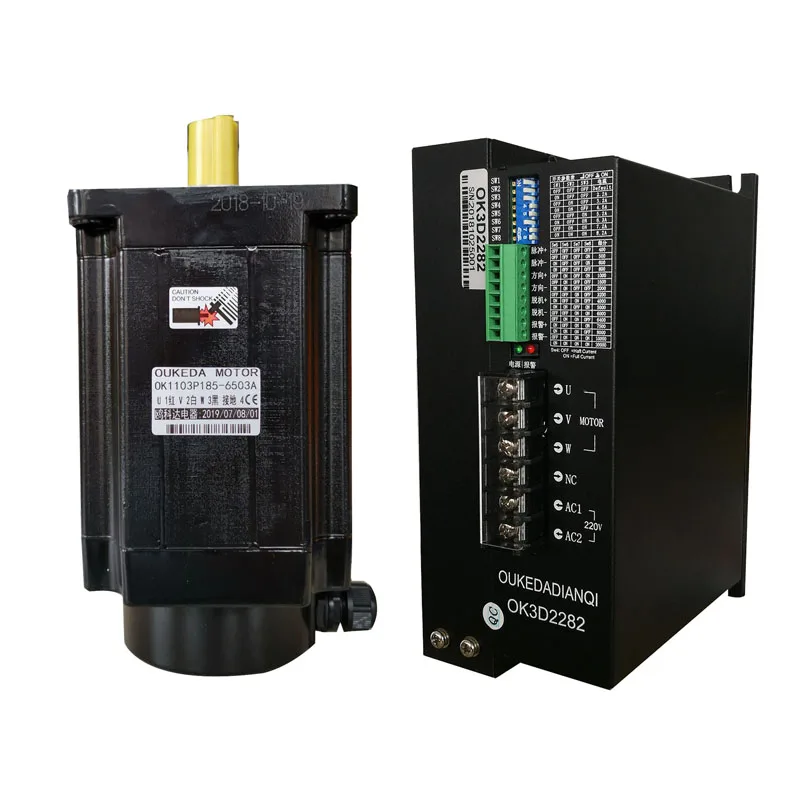 OK3D2282 driver and OK1103P185-6503 stepper motor 110 three-phase set 16Nm high torque Nema42 Stepper | Обустройство дома