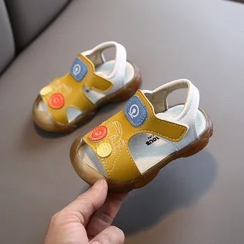 

Children's Sandals 2020 Summer New Korean Children's Baotou Shoes 1-3 Years Old Soft Bottom Wear-resistant Boys Sandals D359
