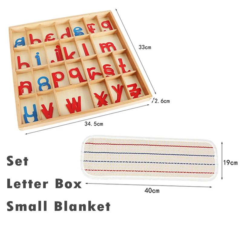 MONTESSORI OUTLET Small Movable Alphabet Box (Lower Case Letters) - Box Only, Doesn't Contain Letters - View #9