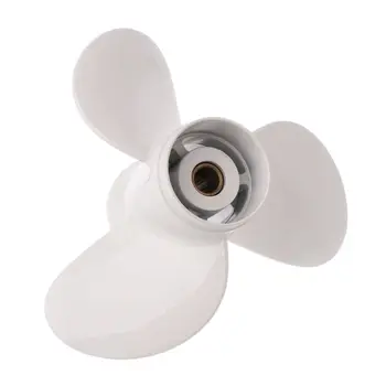 

2020 New Aluminum Boat Outboard Propeller for Suzuki 9.9-15HP Black 3 Blades 10 Spline Tooth 9 1/4 x 11