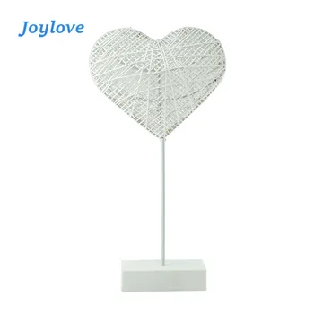 

JOYLOVE LED Night Light Creative Heart Star Tree Shape Grass Rattan Woven Battery Powered Night Lamp Home Bedroom Decoration
