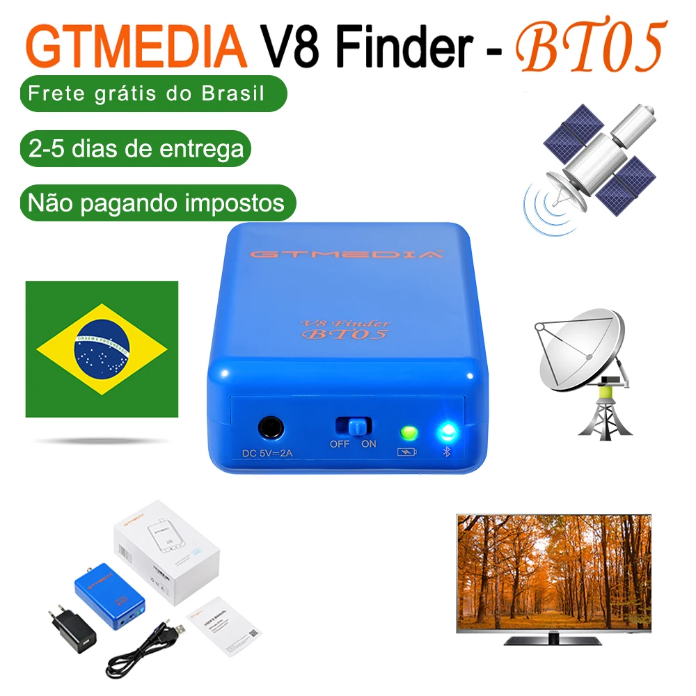 Отправка из Испании/CN GTmedia V8 Finder BT05 BT03 DVB-S2 HD спутниковый искатель лучше чем