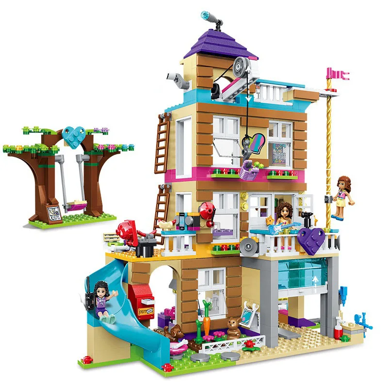 

Friends Girl Series755pcs Building Blocks Kids Toys Livi's POP Star House Designer Toy Gifts Compatible Legoinglys