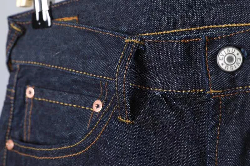 Evisu Осенние повседневные дышащие высококачественные модные мужские штаны теплые джинсы Прямые мужские брюки для отдыха с принтом E6016