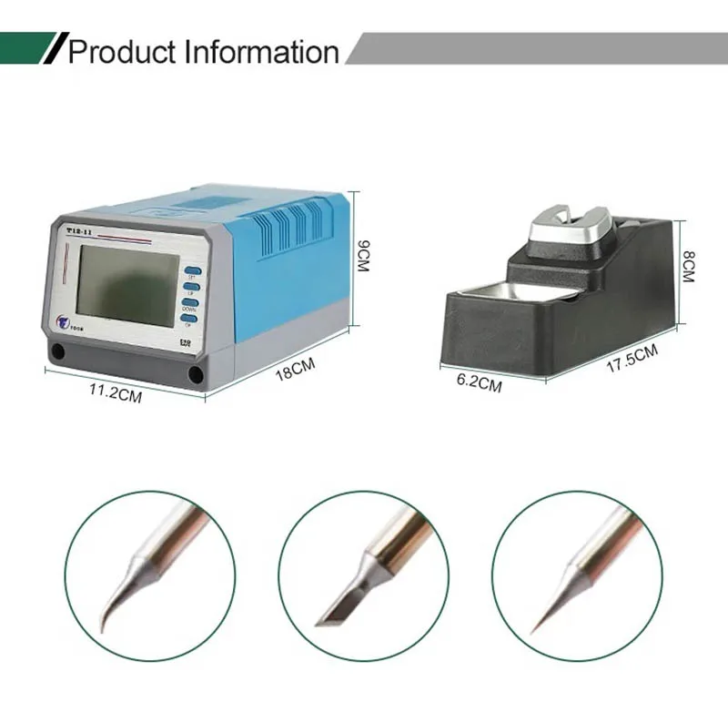 T12-11 умная цифровая Бессвинцовая паяльная станция с наконечником паяльника для мобильного телефона печатная плата сварочный инструмент для ремонта