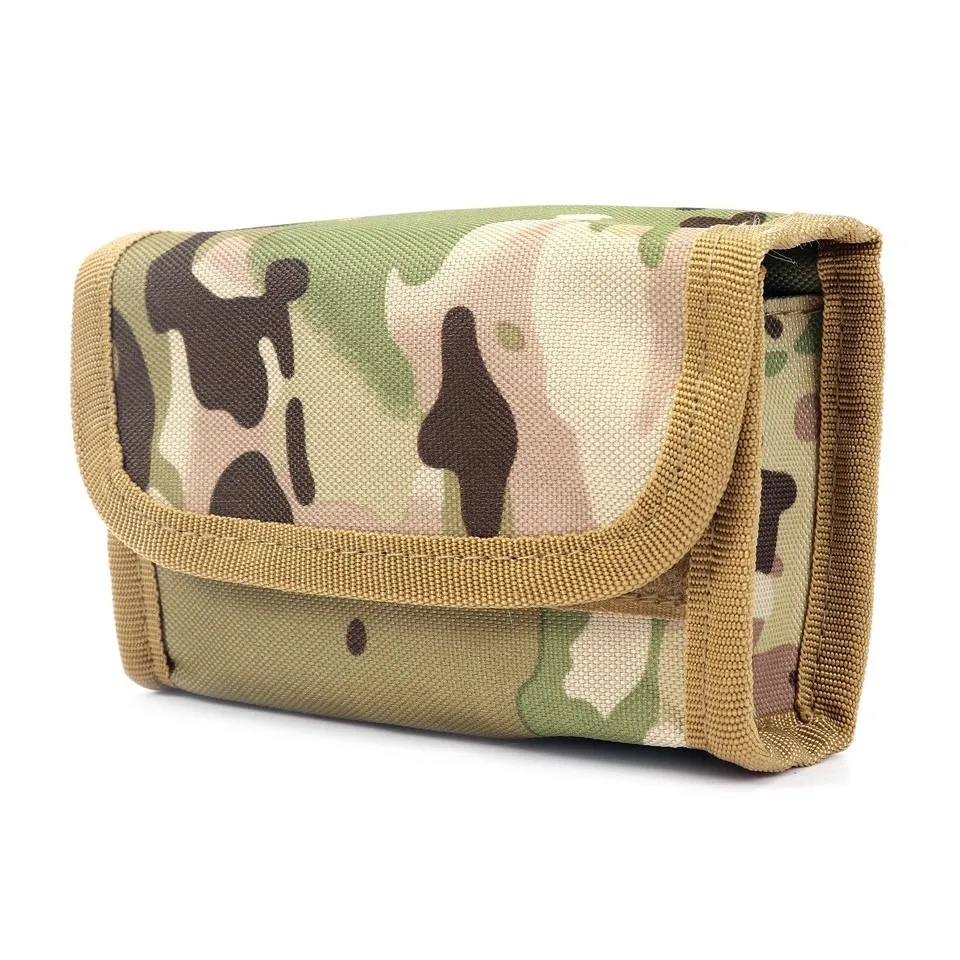 Multicam Molle 10 отверстий журнал рассеянного сумки Охота патроны короб тактический